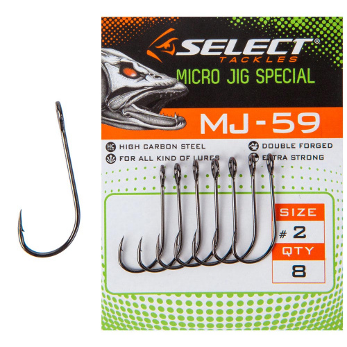 Крючок Select MJ-59 Micro Jig Special #4 (9 шт/уп)