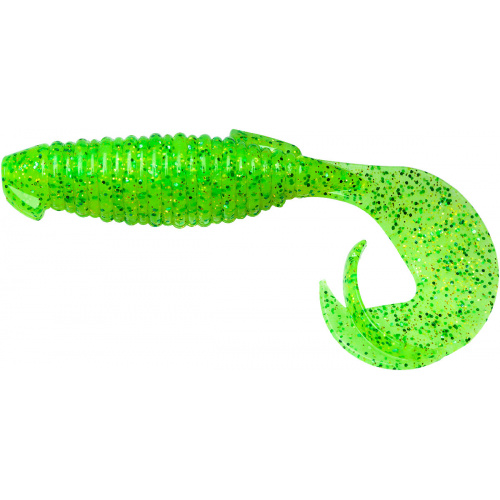 Силикон Keitech Flapper Grub 4" #424 Lime Chartreuse