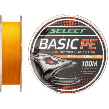 Шнур Select Basic PE 150m (оранж.) 0.06mm 6LB/3kg