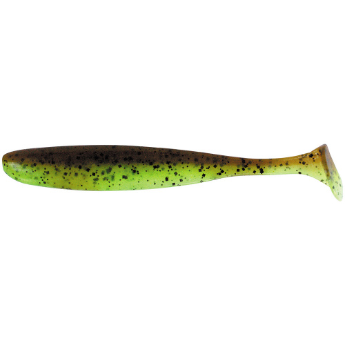 Силикон Keitech Easy Shiner 4" #401 Green Pumpkin/Chartreuse