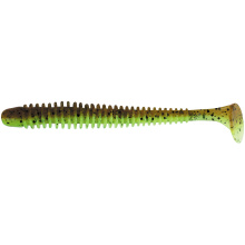 Силикон Keitech Swing Impact 4.5" #401 Green Pumpkin/Chartreuse