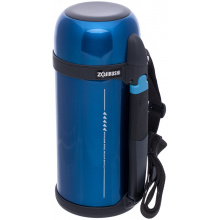 Термос ZOJIRUSHI SF-CС15AН 1.5 л (складная ручка+ремешок) / синий