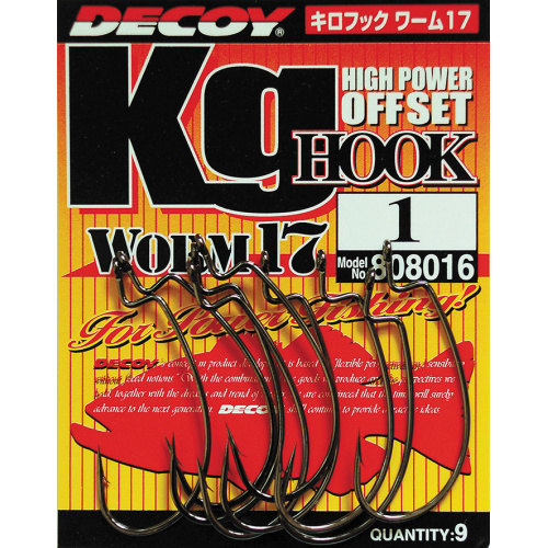Крючок Decoy Worm 17 Kg Hook #3/0 (7 шт/уп)