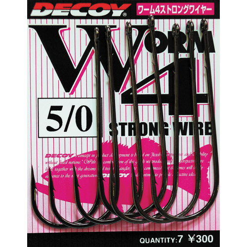 Крючок Decoy Worm 4 Strong Wire #1/0 (9 шт/уп)