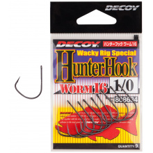 Крючок Decoy Worm 16 Hunter Hook #1 (9 шт/уп)