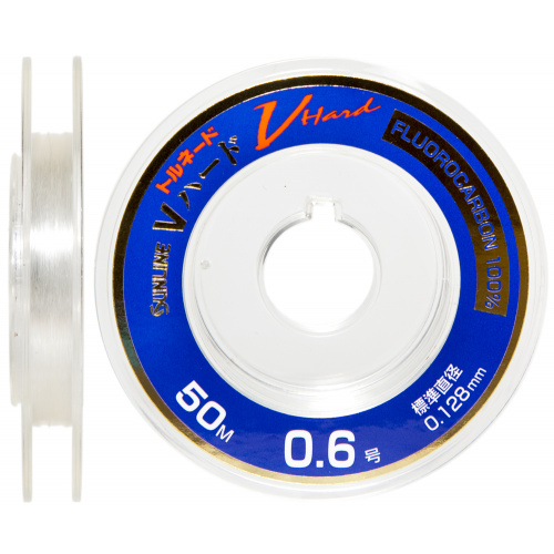 Флюорокарбон Sunline FC Tornado V Hard HG 50m #0.6/0.128mm 1.0kg