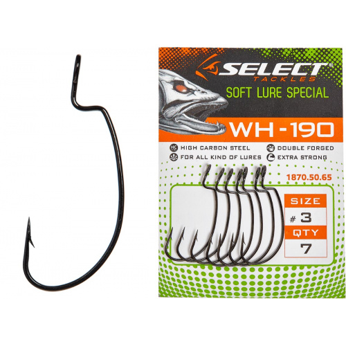 Крючок Select WH-190 #8 (9 шт/уп)