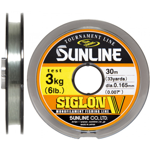 Леска Sunline Siglon V 30m #1.2/0.185mm 3.5kg