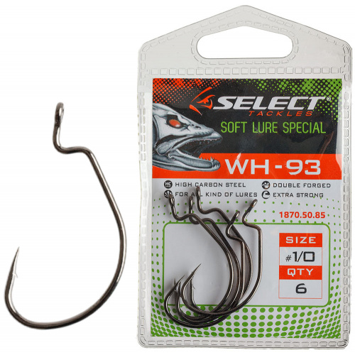 Крючок Select WH-93 #1/0 (6 шт/уп)