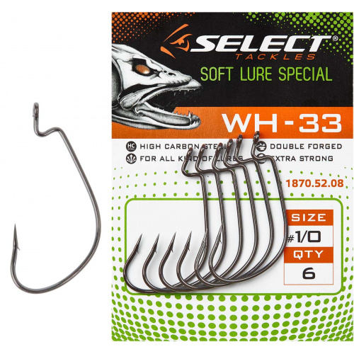 Крючок Select WH-33 #4/0 (4 шт/уп)