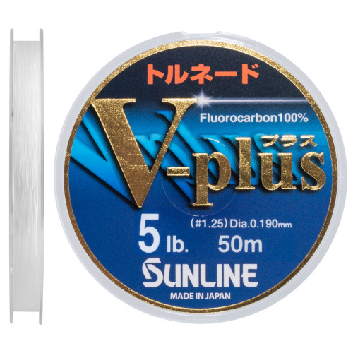 Флюорокарбон Sunline V-Plus 50m #1.25/0.19mm 2.5kg