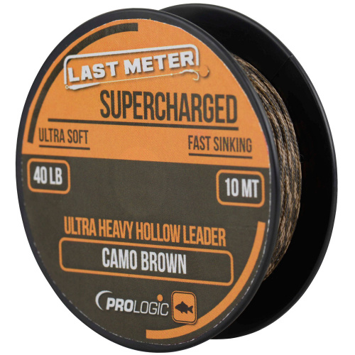 Лідкор Prologic Supercharged Hollow Leader 7m 50lb Camo Brown