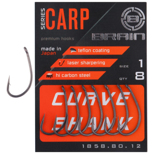 Крючок Brain Curve Shank #4 (10 шт/уп)