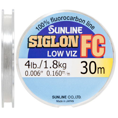 Флюорокарбон Sunline Siglon FC 30m 0.160mm 1.8kg