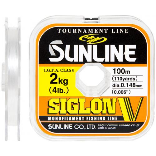 Леска Sunline Siglon V 100m #0.8/0.148mm 2.0kg