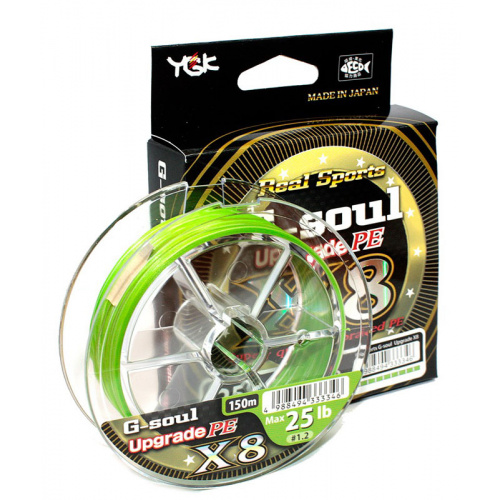 Шнур YGK G-Soul X8 Upgrade 150m (салат.) #1.5/30lb