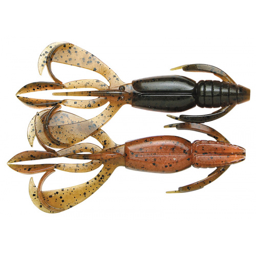 Силикон Keitech Crazy Flapper 3.6" #438 Green Pumpkin Fire