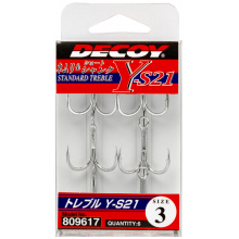 Тройник Decoy Y-S21 #1/0 (4 шт/уп)