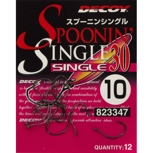 Крючок Decoy Single 30 #12 (12 шт/уп)