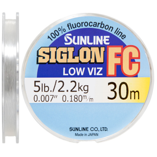 Флюорокарбон Sunline Siglon FC 30m 0.180mm 2.2kg