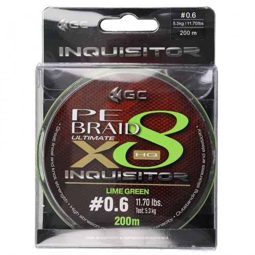 Шнур Golden Catch Inquisitor PE X8 LG 200м #0.8