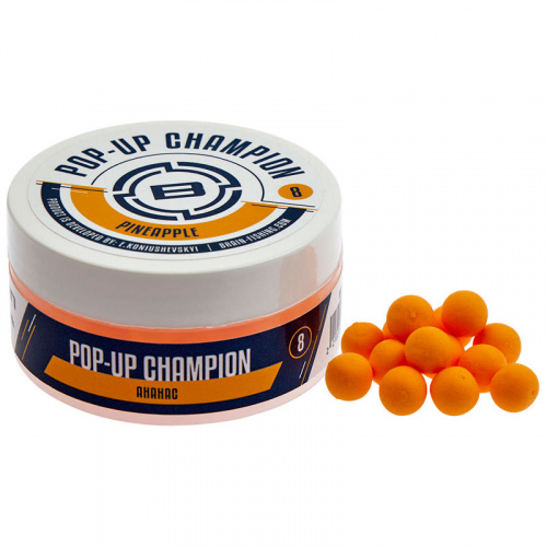 Бойли Brain Champion Pop-Up Pineapple (ананас) 12mm 34g