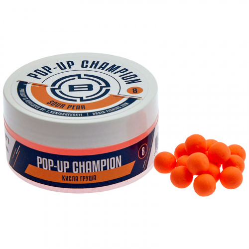 Бойлы Brain Champion Pop-Up Sour Pear (груша) 12mm 34g