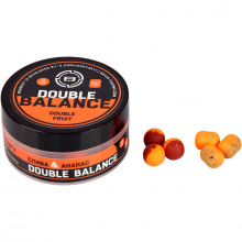 Бойлы Brain Double Balance Double Fruit (cлива + ананас) 10+8х12mm