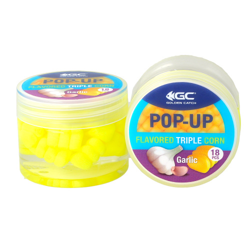 Кукуруза в дипе Golden Catch Pop-Up Triple Flavored 18шт Garlic
