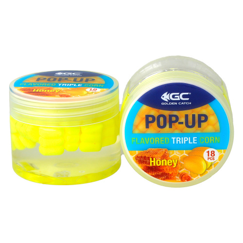 Кукуруза в дипе Golden Catch Pop-Up Triple Flavored 18шт Honey