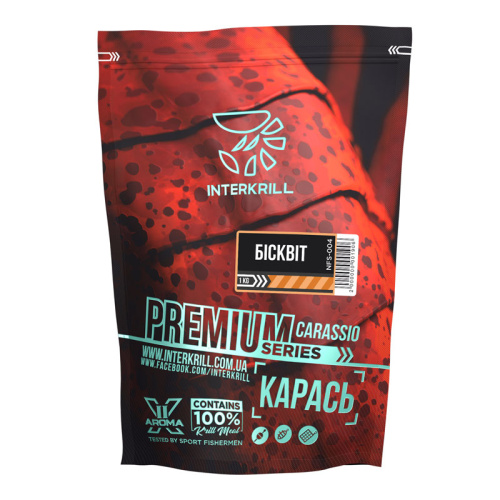 Прикормка Interkrill Premium Карась-Бисквит 1кг