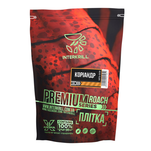 Прикормка Interkrill Premium Плотва-Кориандр 1кг