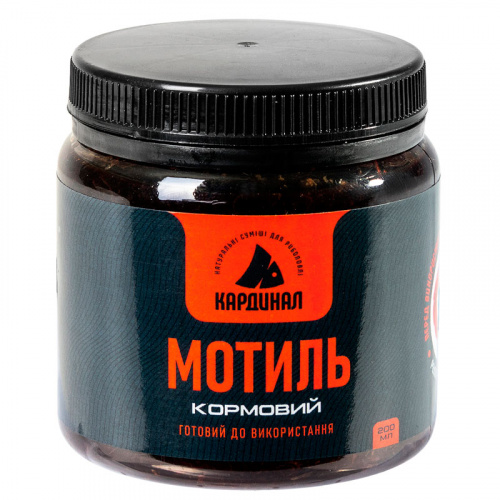 Добавка Кардинал Мотыль кормовой, 200 мл