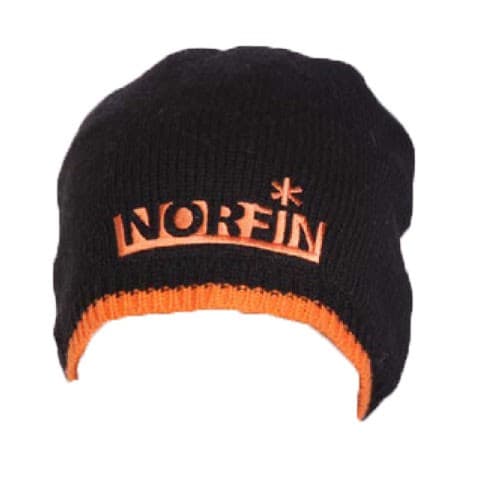 Шапка в'язана Norfin (чорна) p.XL