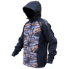 Куртка Viverra Softshell Infinity Hoody Black Camo Orange XL