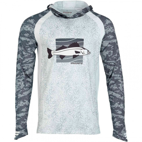 Реглан Favorite Hooded Jersey Zander L Серый