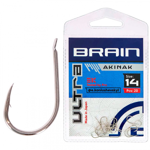 Крючок Brain Ultra Akinak #14 (20шт/уп)