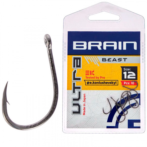 Крючок Brain Ultra Beast #12 (10шт/уп)