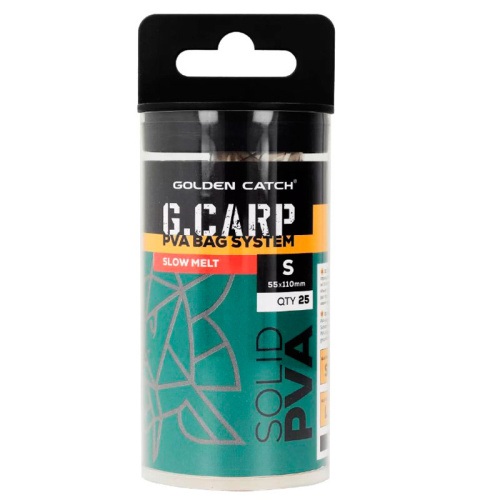 ПВА система загрузки пакетов Golden Catch G.Carp PVA Bait Bag System 70 x 160 мм L (20шт)