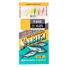 Самодур Golden Catch Aji Sabiki F405 №6 Multicolor (5 гачків)
