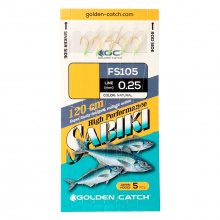 Самодур Golden Catch Aji Sabiki FS105 №6 Natural (5 гачків)