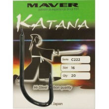 Крючок Maver Katana С222A №18 (15шт/уп)