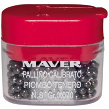 Набор грузил Maver Pallini Supercalibrati Teneri 0.070g size 8