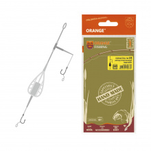 Оснащення на коропа ORANGE #19 Method Feeder Leadcore 30г 1шт
