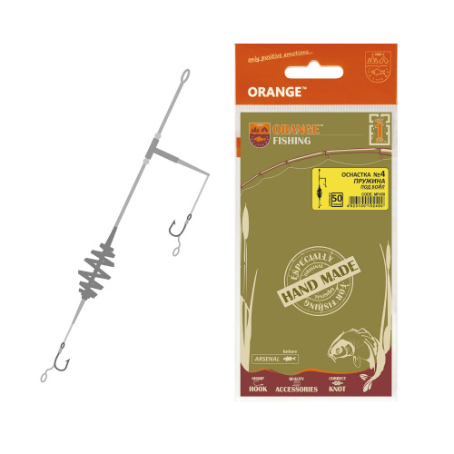 Оснастка на карпа ORANGE #4 Spring Leadcore 60г 1шт