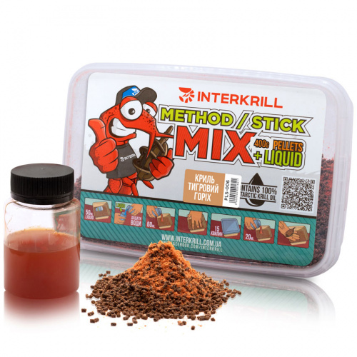 Пеллетс INTERKRILL Method Stick Mix Криль-Тигровый Орех 400г