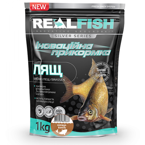 Прикормка Real Fish ЛЕЩ Кориця-Ваніль 1кг