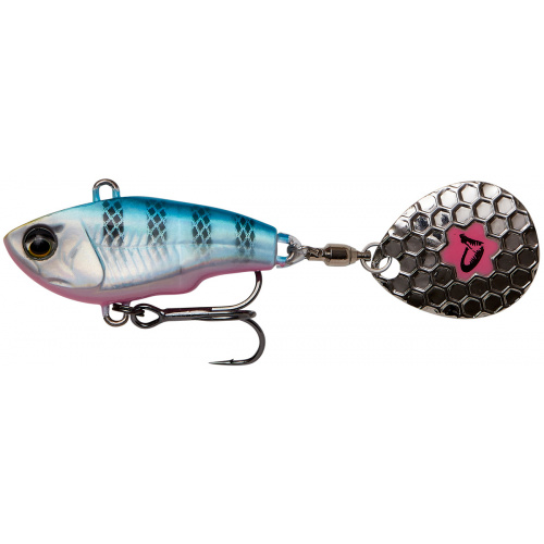 Тейл-спиннер Savage Gear Fat Tail Spin 55mm 9g Blue Silver Pink