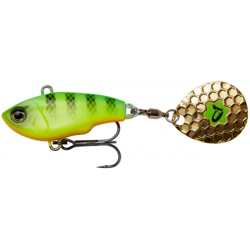 Тейл-спиннер Savage Gear Fat Tail Spin 80mm 24g Firetiger