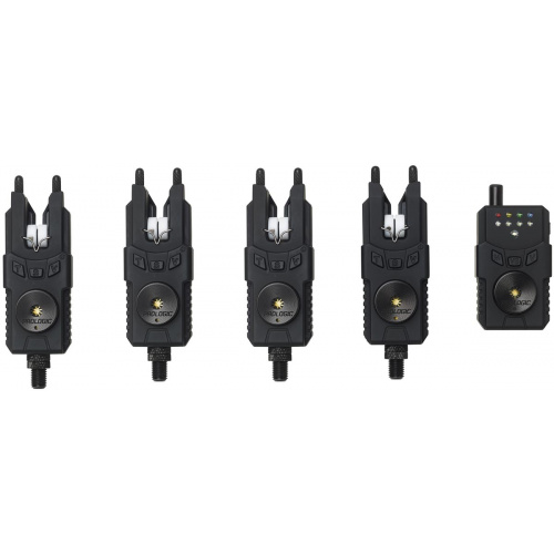 Набор сигнализаторов Prologic Custom SMX MKII Bite Alarms Set 4+1 red/green/yellow/blue